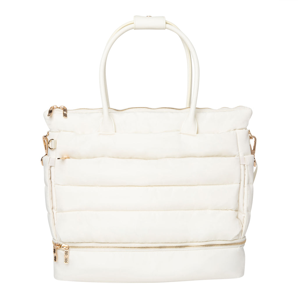 iPack Puffy Tote in Cannoli Cream