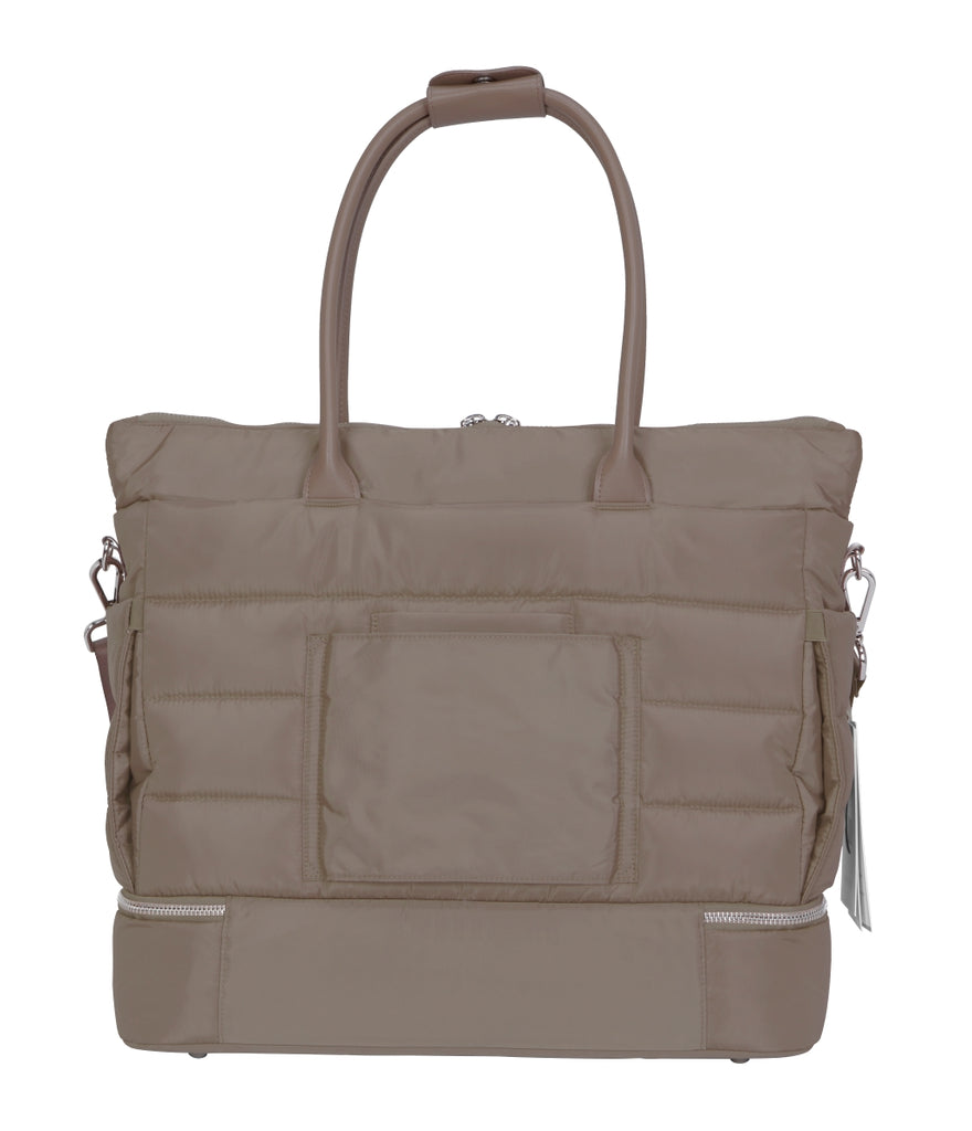 iPack Puffy Tote Desert Taupe
