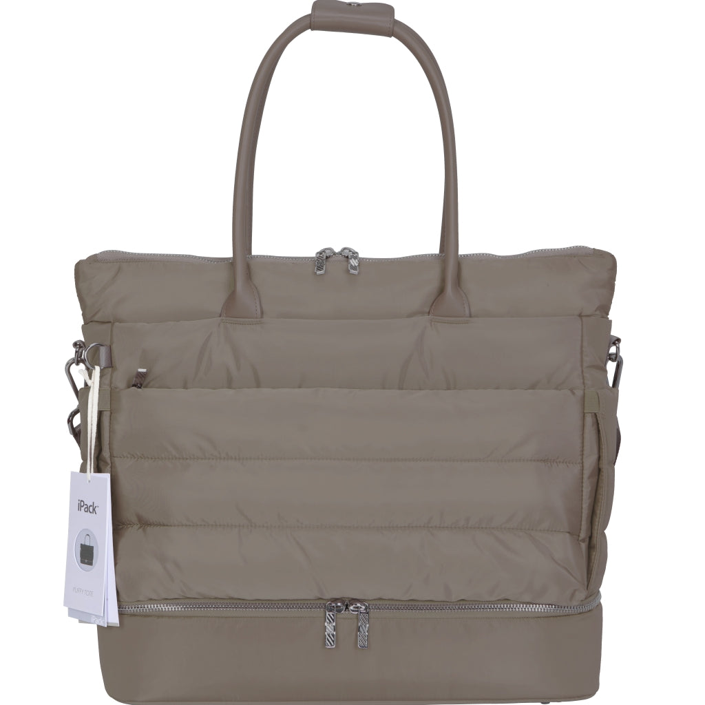 iPack Puffy Tote Desert Taupe